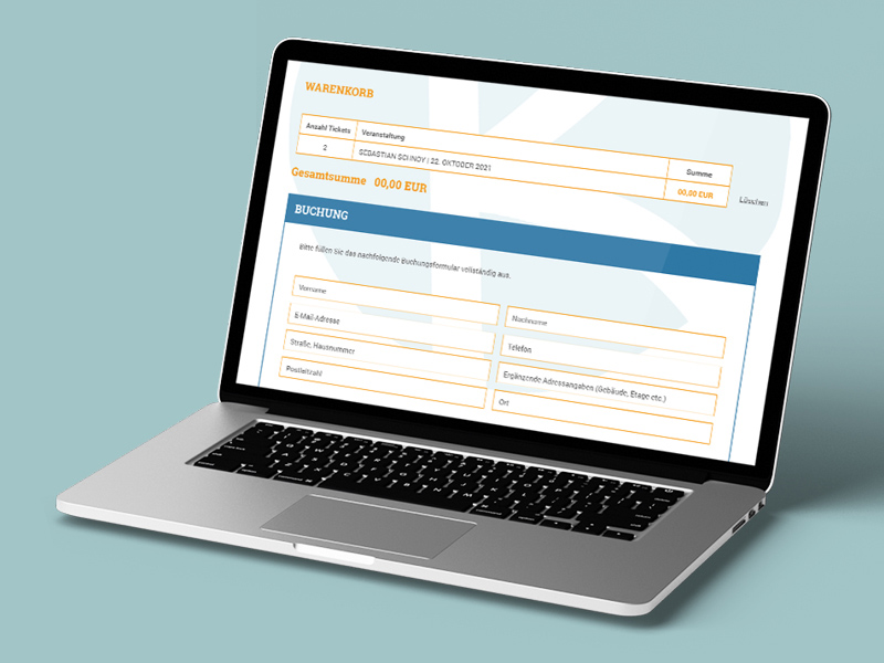 Webdesign | Ticket-Shop